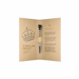 Cosmetic Brush With Paper Card
